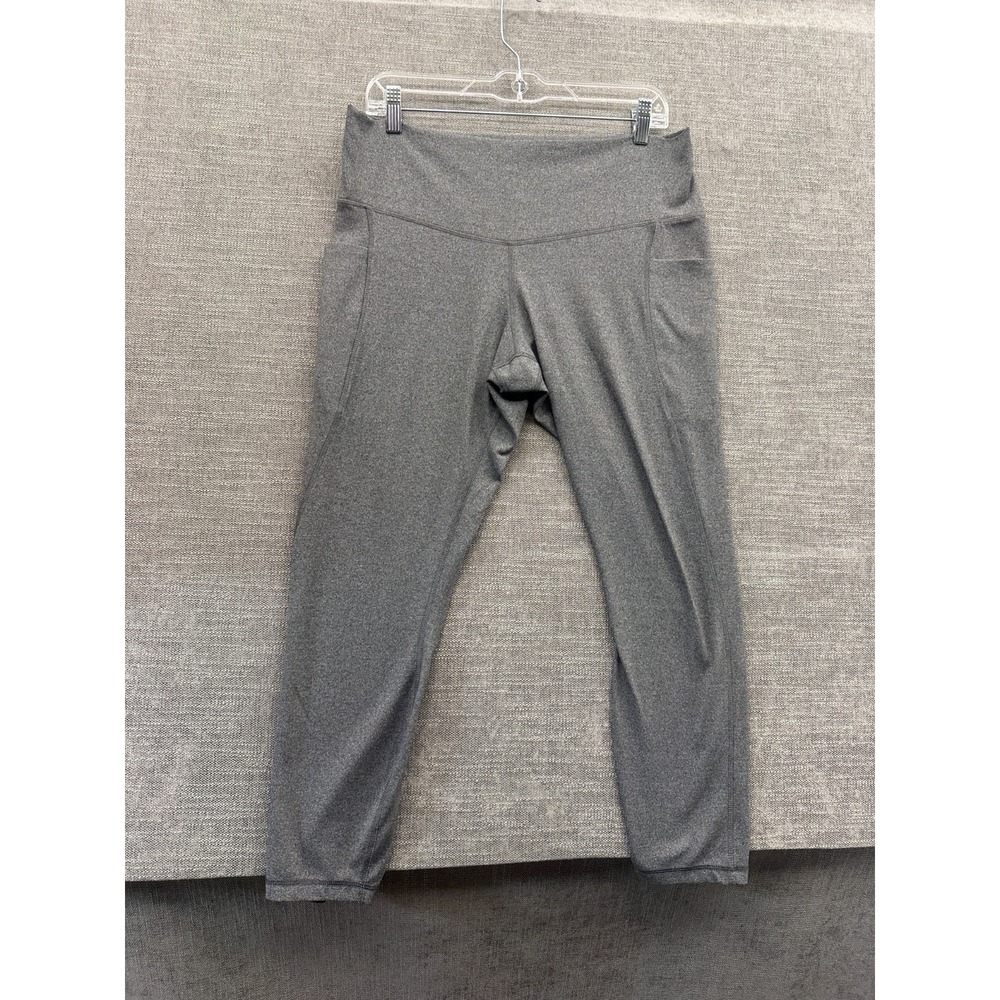 Member's Mark Everyday High Rise Ankle Leggings Womens 2XL Heather Charcoal Gray